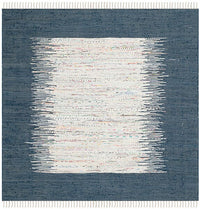 Safavieh Montauk Mtk711L Ivory / Navy Bordered Area Rug