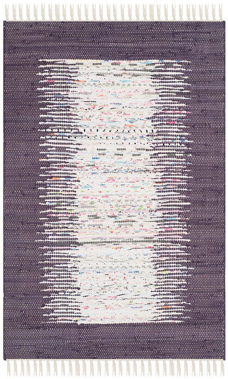 Safavieh Montauk Mtk711M Ivory / Purple Rugs.