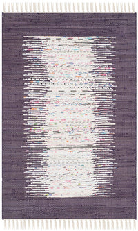 Safavieh Montauk Mtk711M Ivory / Purple Bordered Area Rug