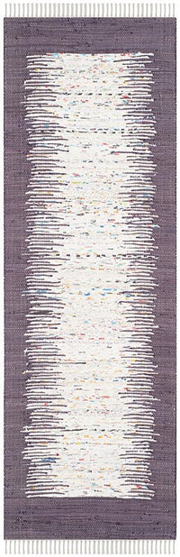 Safavieh Montauk Mtk711M Ivory / Purple Bordered Area Rug