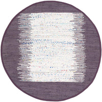 Safavieh Montauk Mtk711M Ivory / Purple Bordered Area Rug