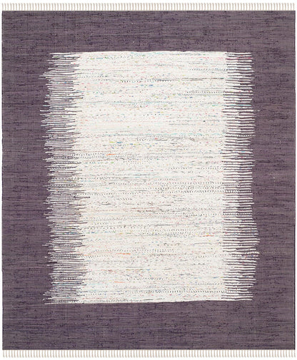 Safavieh Montauk Mtk711M Ivory / Purple Bordered Area Rug