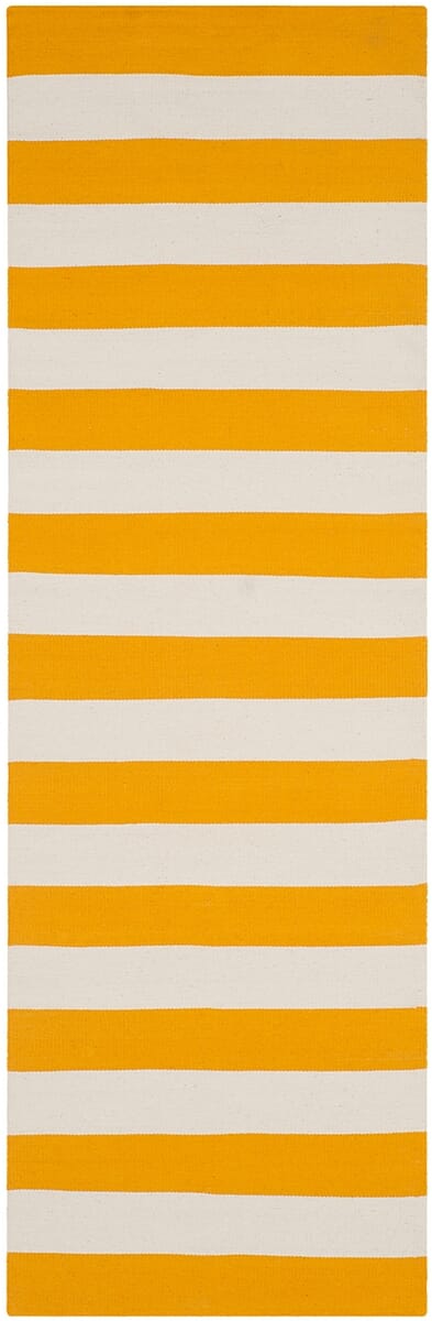 Safavieh Montauk Mtk712A Yellow / White Rugs.