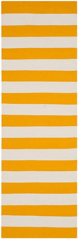 Safavieh Montauk Mtk712A Yellow / White Rugs.