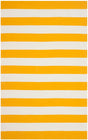 Safavieh Montauk Mtk712A Yellow / White Rugs.