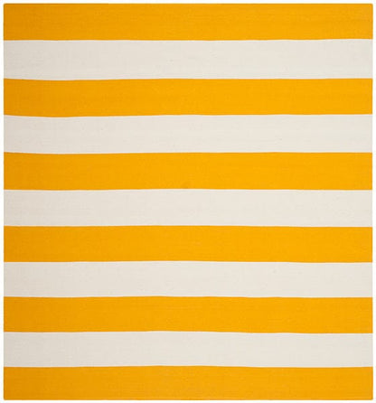 Safavieh Montauk Mtk712A Yellow / Ivory Striped Area Rug