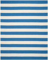 Safavieh Montauk Mtk712C Blue / White Rugs.