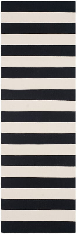 Safavieh Montauk Mtk712D Black / White Rugs.