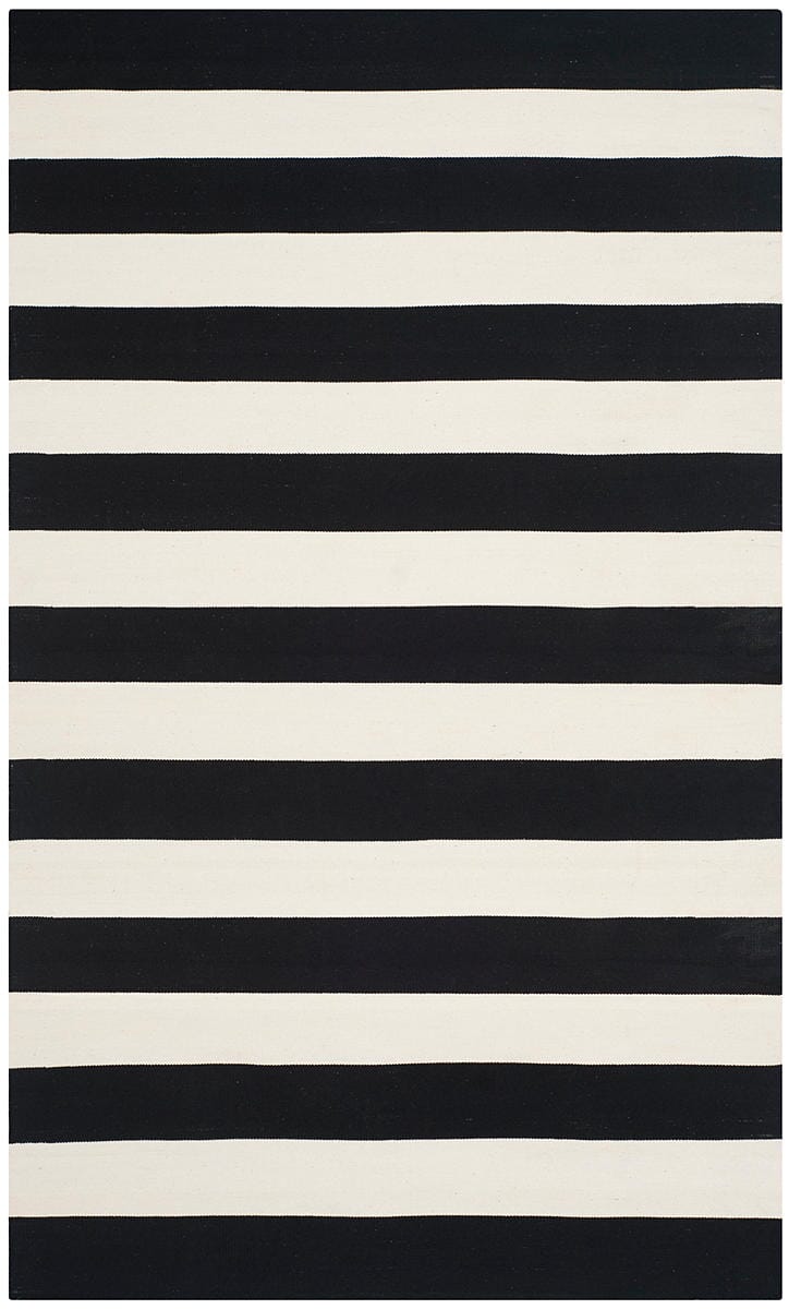Safavieh Montauk Mtk712D Black / White Rugs.