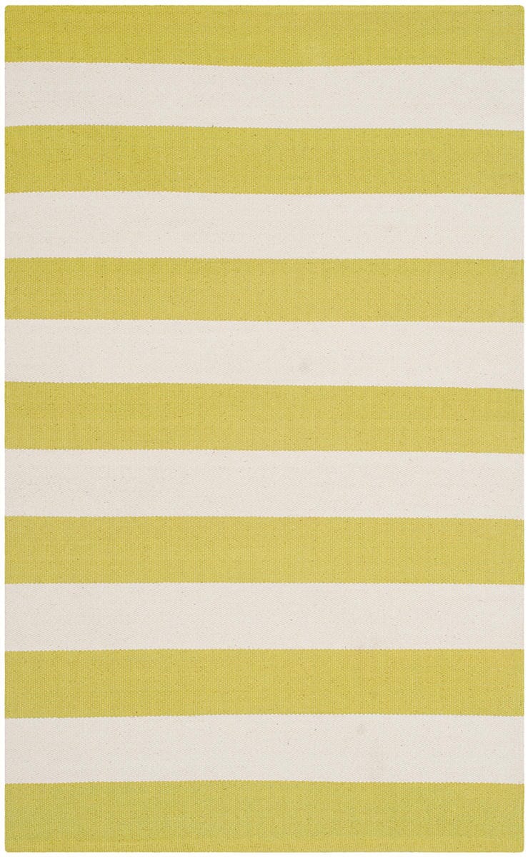 Safavieh Montauk Mtk712E Green / Ivory Striped Area Rug