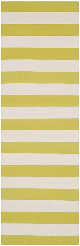 Safavieh Montauk Mtk712E Green / Ivory Striped Area Rug