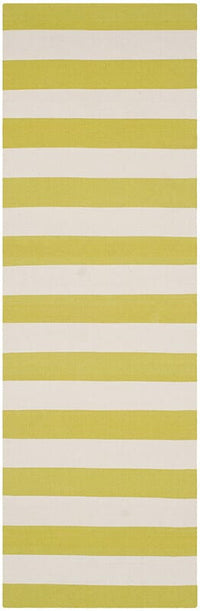 Safavieh Montauk Mtk712E Green / Ivory Striped Area Rug