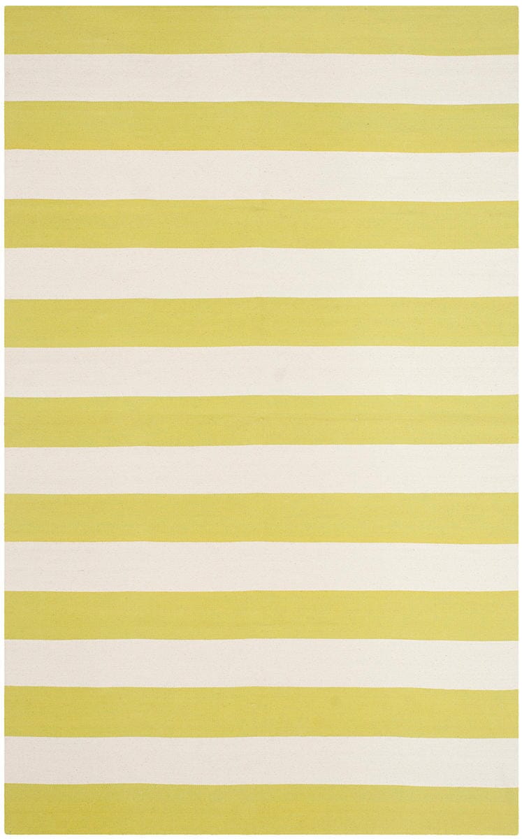 Safavieh Montauk Mtk712E Green / Ivory Striped Area Rug