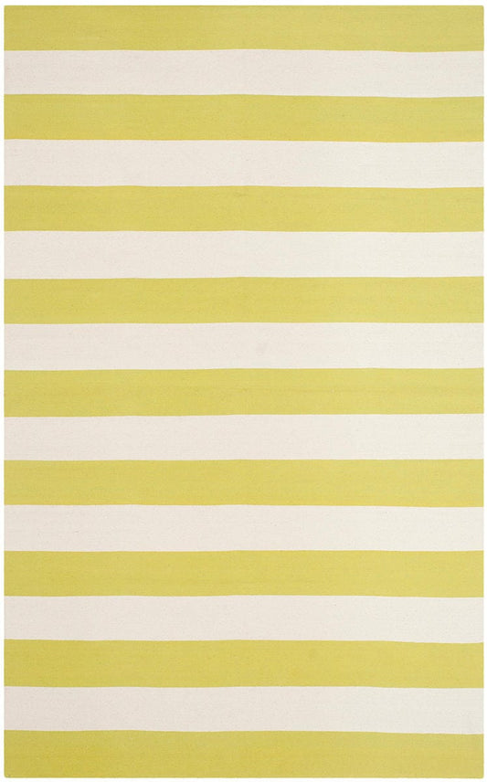 Safavieh Montauk Mtk712E Green / Ivory Striped Area Rug