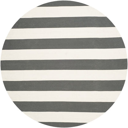 Safavieh Montauk Mtk712G Grey / Ivory Striped Area Rug