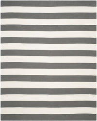 Safavieh Montauk Mtk712G Grey / Ivory Striped Area Rug