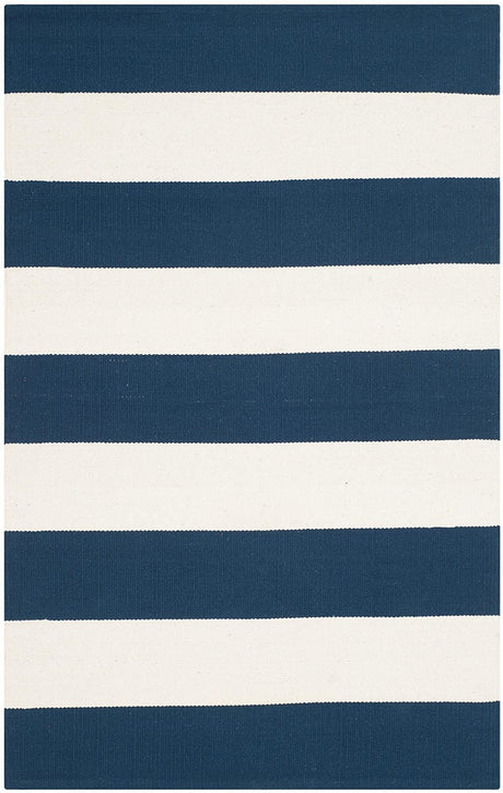 Safavieh Montauk Mtk712H Navy / Ivory Rugs.