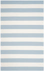 Safavieh Montauk Mtk712K Sky Blue / Ivory Rugs.