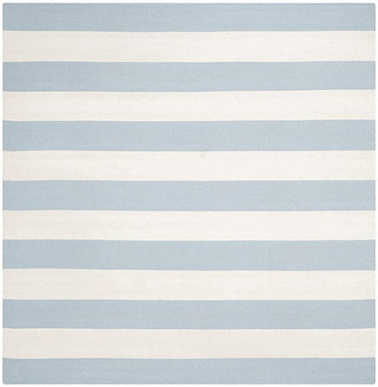 Safavieh Montauk Mtk712K Sky Blue / Ivory Striped Area Rug