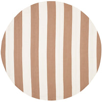 Safavieh Montauk Mtk712M Sand / Ivory Striped Area Rug