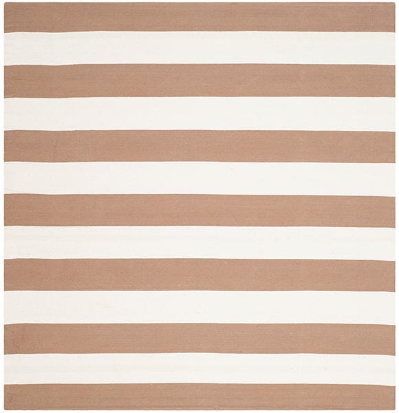 Safavieh Montauk Mtk712M Sand / Ivory Striped Area Rug