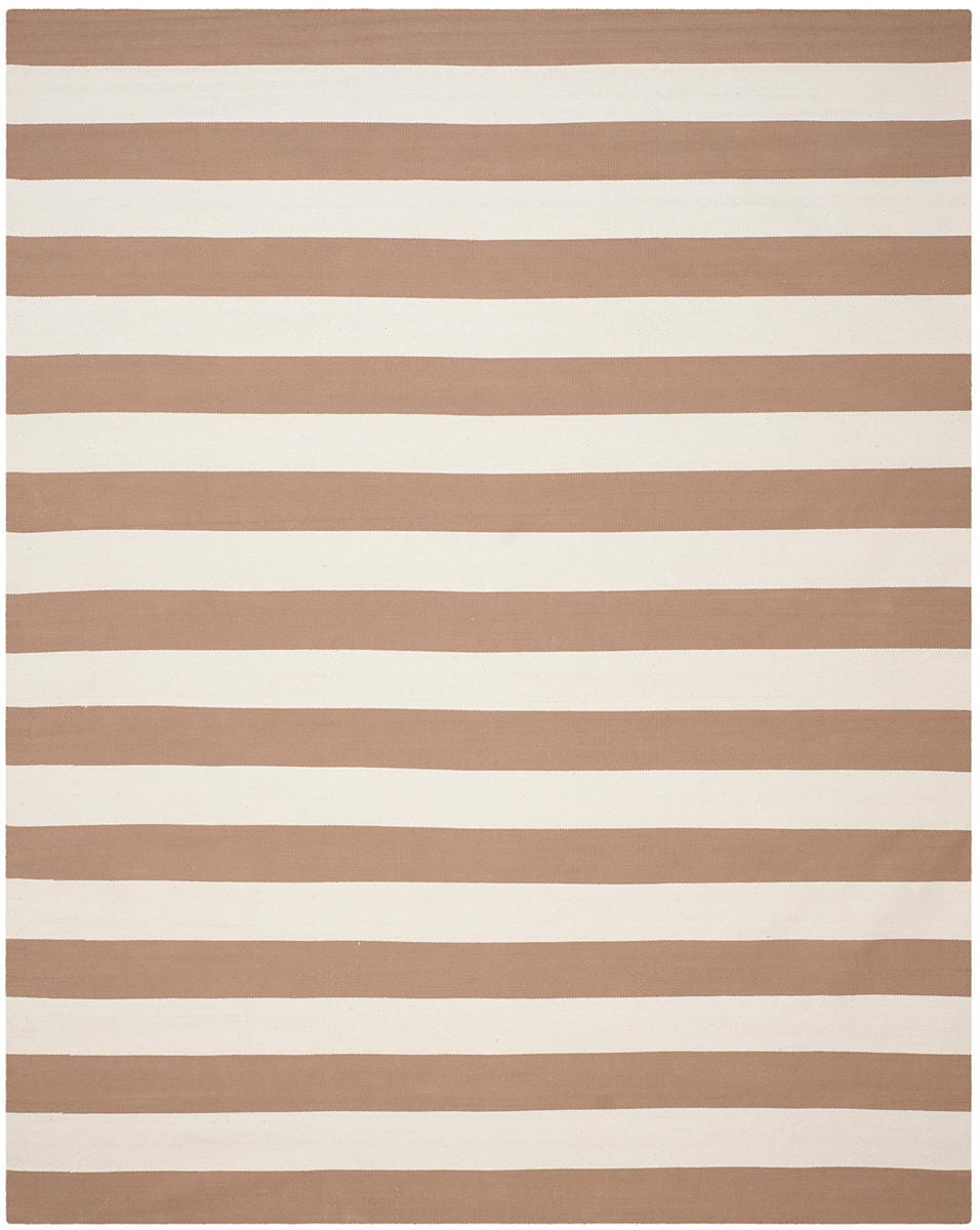 Safavieh Montauk Mtk712M Sand / Ivory Striped Area Rug