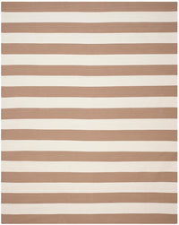 Safavieh Montauk Mtk712M Sand / Ivory Striped Area Rug