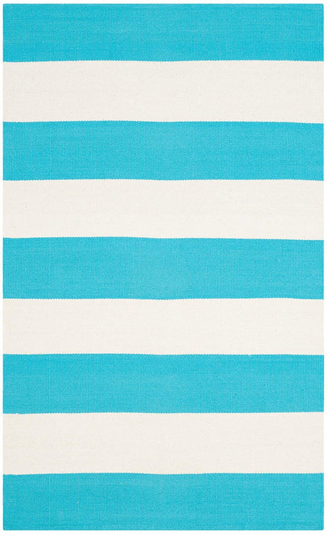 Safavieh Montauk Mtk712N Turquoise / Ivory Rugs.