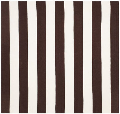 Safavieh Montauk Mtk712P Chocolate / Ivory Striped Area Rug