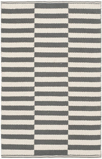 Safavieh Montauk Mtk715A Ivory / Grey Striped Area Rug