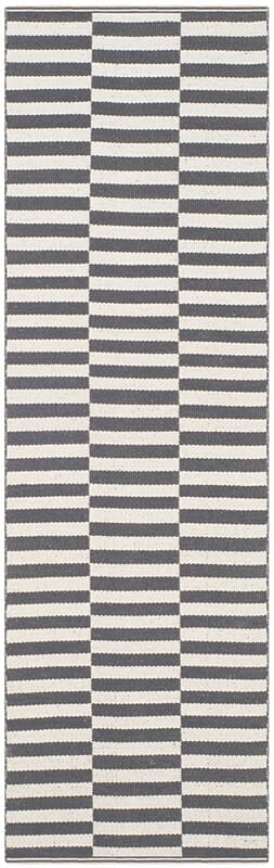 Safavieh Montauk Mtk715A Ivory / Grey Striped Area Rug