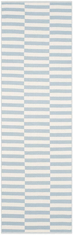 Safavieh Montauk Mtk715B Ivory / Light Blue Striped Area Rug