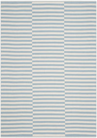 Safavieh Montauk Mtk715B Ivory / Light Blue Striped Area Rug