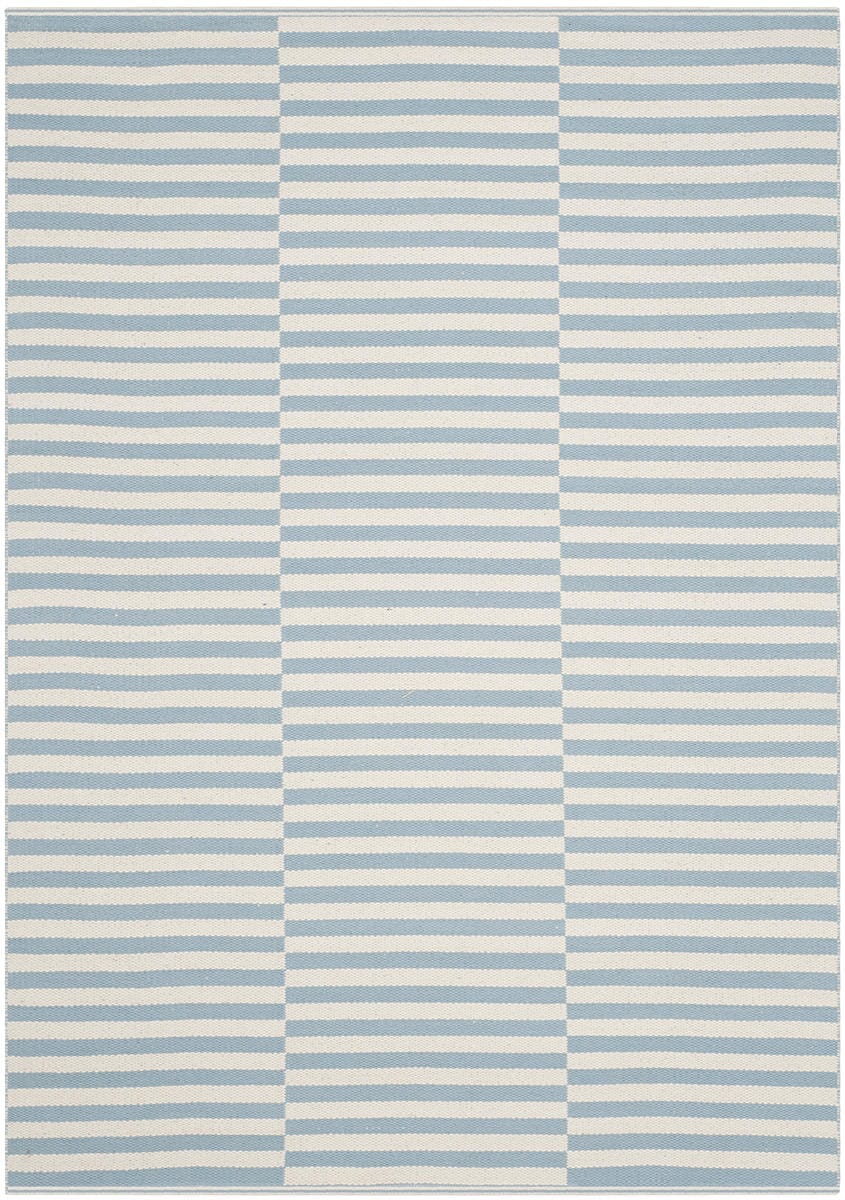 Safavieh Montauk Mtk715B Ivory / Light Blue Striped Area Rug