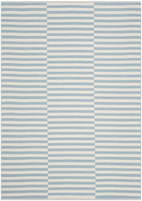 Safavieh Montauk Mtk715B Ivory / Light Blue Striped Area Rug