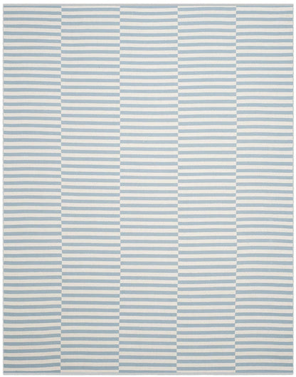 Safavieh Montauk Mtk715B Ivory / Light Blue Striped Area Rug