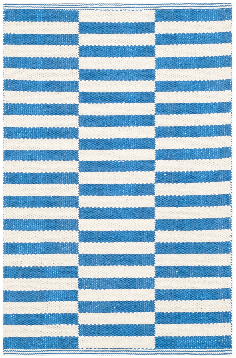 Safavieh Montauk Mtk715C Ivory / Blue Striped Area Rug