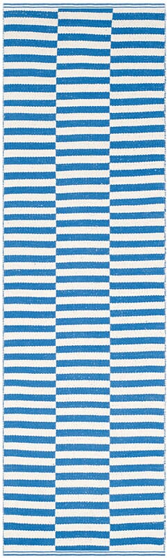 Safavieh Montauk Mtk715C Ivory / Blue Striped Area Rug