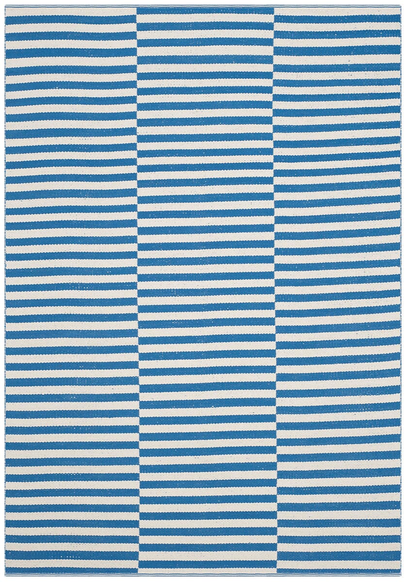 Safavieh Montauk Mtk715C Ivory / Blue Striped Area Rug