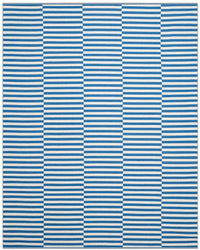 Safavieh Montauk Mtk715C Ivory / Blue Striped Area Rug