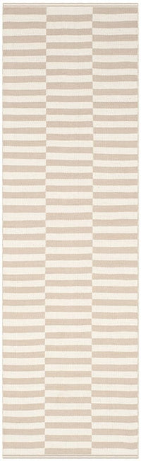 Safavieh Montauk Mtk715E Ivory / Light Grey Striped Area Rug