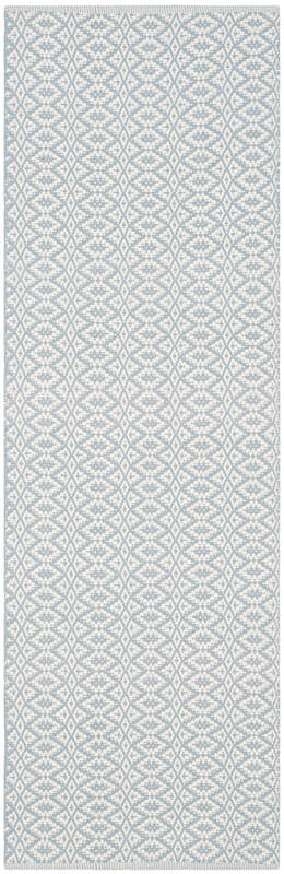 Safavieh Montauk Mtk716B Ivory / Light Blue Geometric Area Rug