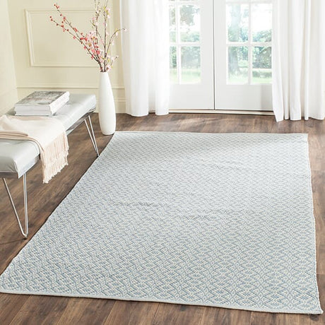 Safavieh Montauk Mtk716B Ivory / Light Blue Rugs.