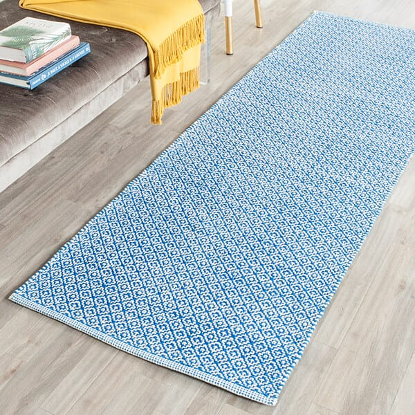 Safavieh Montauk Mtk717C Ivory / Blue Solid Color Area Rug