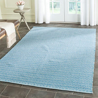 Safavieh Montauk Mtk717C Ivory / Blue Solid Color Area Rug