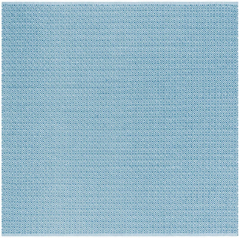 Safavieh Montauk Mtk717C Ivory / Blue Solid Color Area Rug
