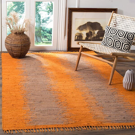 Safavieh Montauk Mtk718R Orange Rugs.