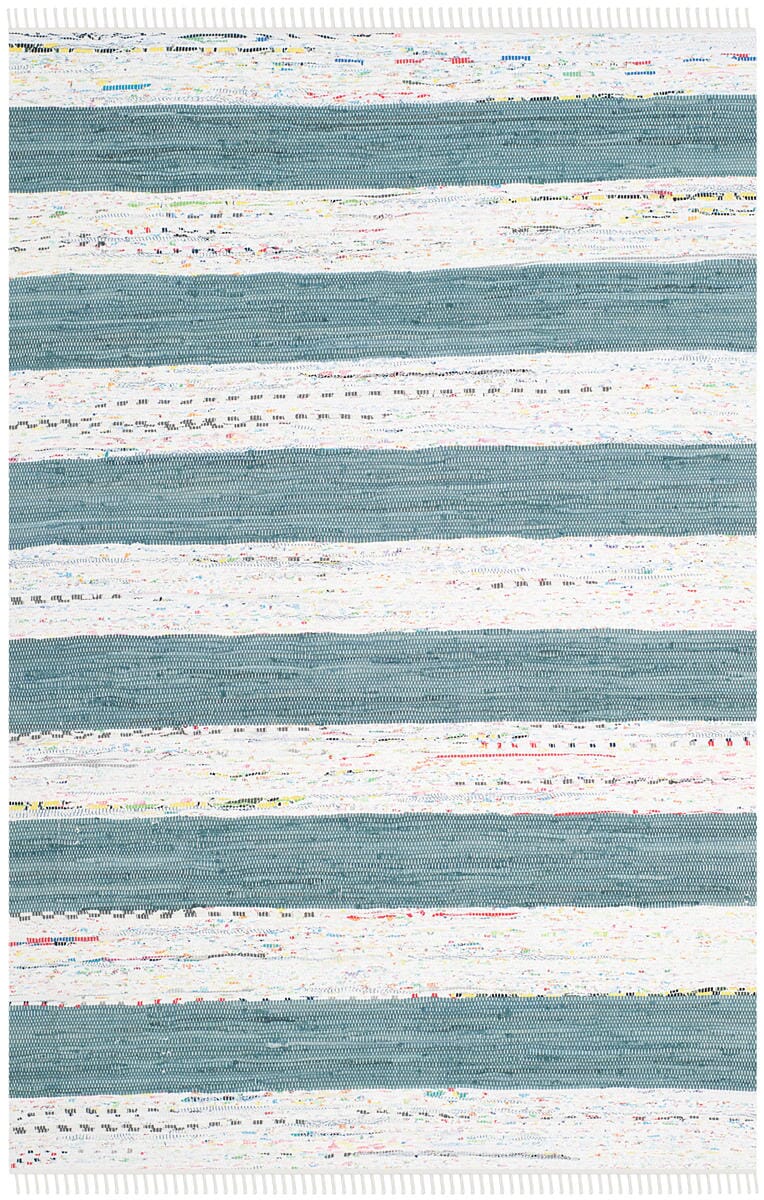 Safavieh Montauk Mtk720B Ivory / Charcoal Striped Area Rug