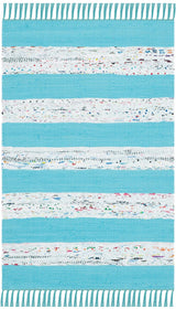 Safavieh Montauk Mtk720C Ivory / Turquoise Rugs.