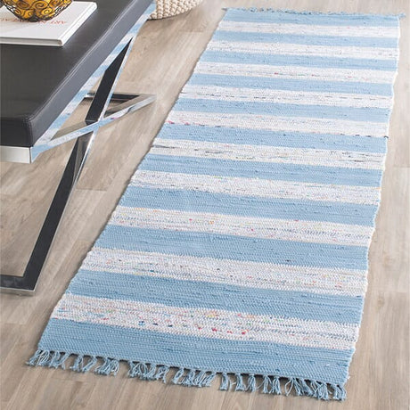 Safavieh Montauk Mtk720C Ivory / Turquoise Rugs.